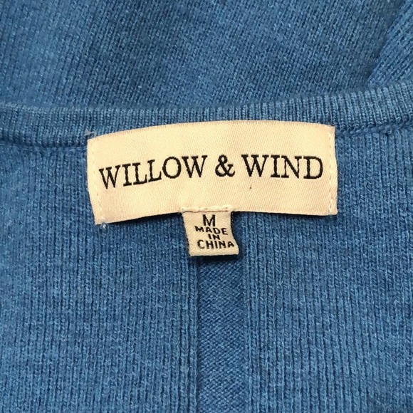 Francesca’s Collection Willow & Wind Sweaterdress Sweater Dress Medium Blue Knit - Picture 7 of 10